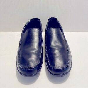 Cole Haan Black Leather Slip-On Loafers